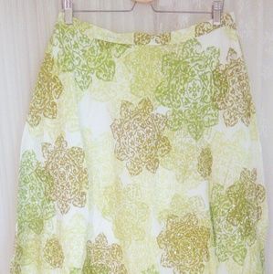 Coldwater Creek boho sequin accent skirt